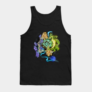 Hunab Ku Leafy Sea Dragons Pisces Zodiac Tank Top